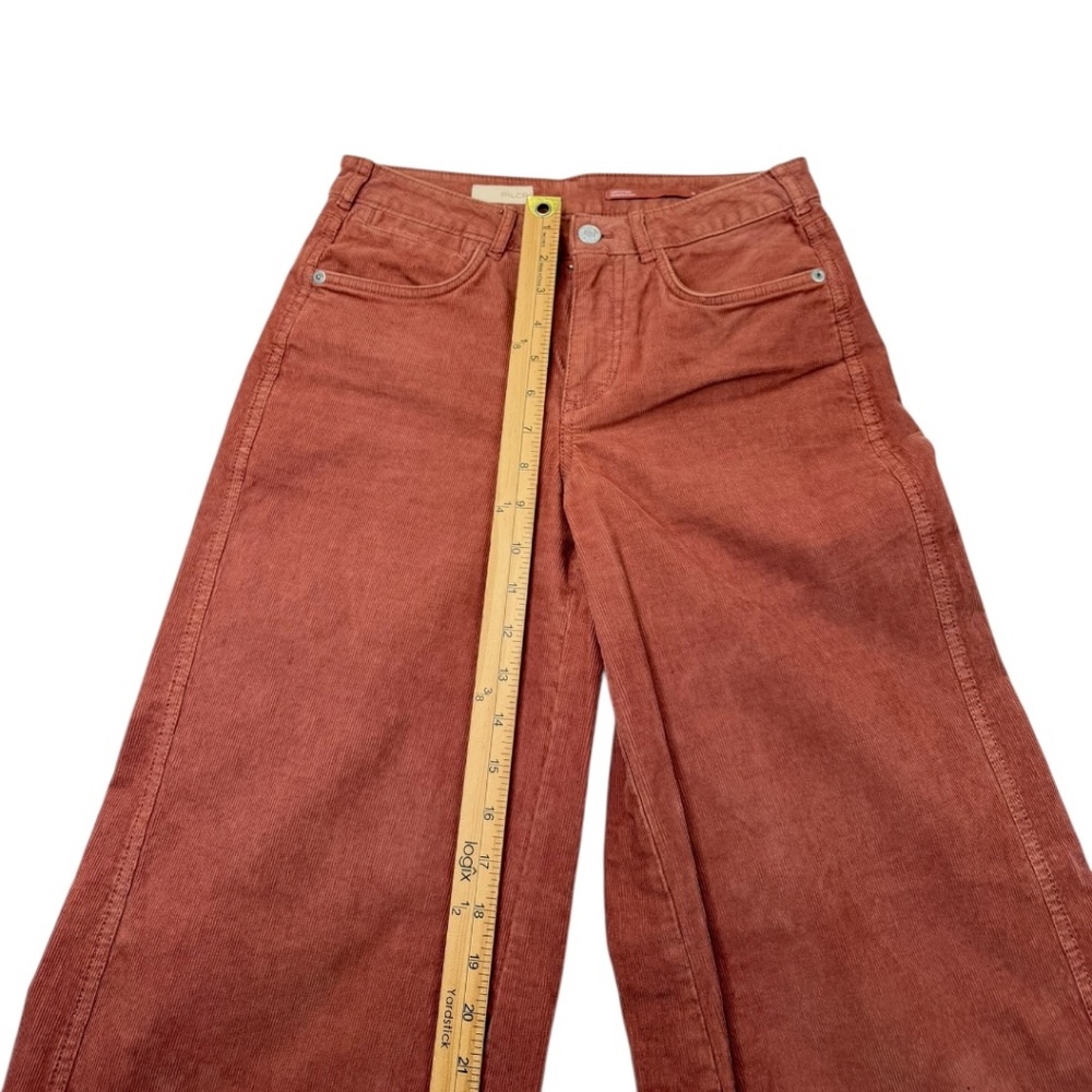 Anthropologie Pilcro The Gwen Wide Leg Pants in Rust - Picture 12 of 13